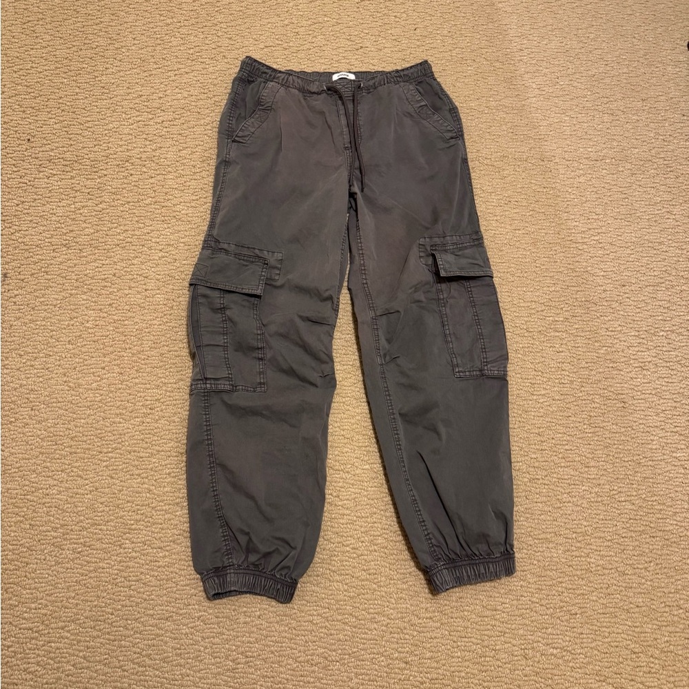 Gray Cargo Pants